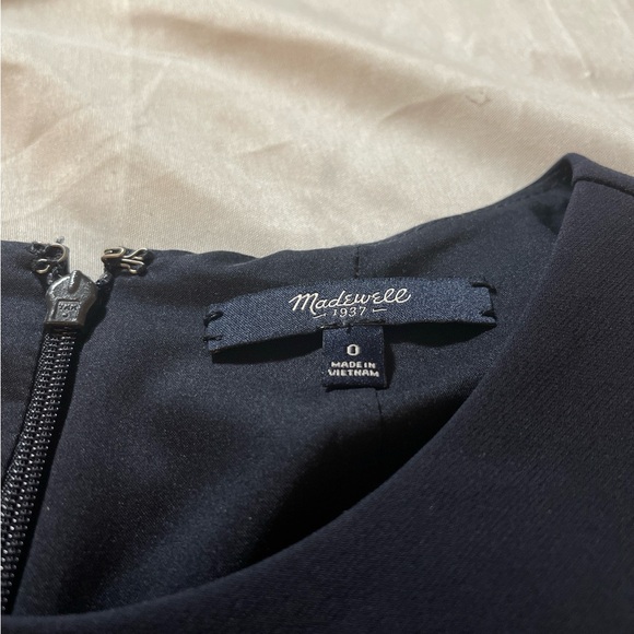 Madewell Black A-Line Fit & Flare Dress Sleeveless Cocktail Size 0 - Picture 4 of 10